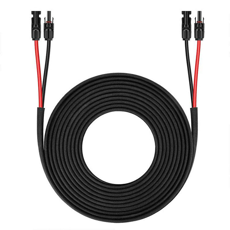 سولر پینل ایکسٹینشن کیبل-25FT 10AWG(6mm2) سولر پینل وائر ٹوئن